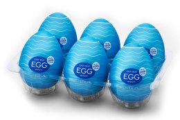 Tenga Egg Wavy II Cool – Jajka Masturbacyjne z Chłodzącym Efektem, 6 sztuk