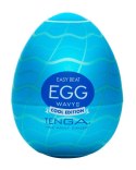 Tenga Egg Wavy II Cool – Jajka Masturbacyjne z Chłodzącym Efektem, 6 sztuk