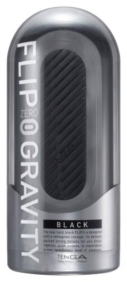 Intensywny Masturbator Tenga Flip Zero Gravity, Czarny