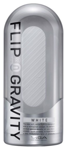 Tenga Flip 0 (Zero) Gravity White – Masturbator dla Nieskończonej Przyjemności