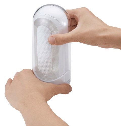 Tenga Flip 0 (Zero) Gravity White – Masturbator dla Nieskończonej Przyjemności