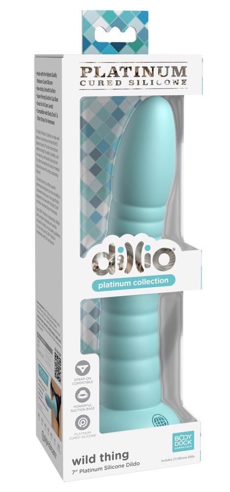 Dildo Wild Thing Turkusowy – 17.8 cm Czystej Przyjemności