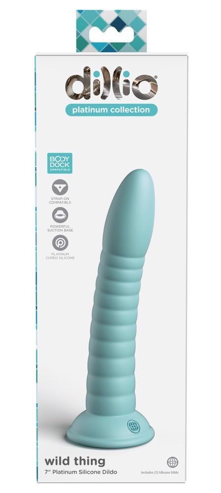 Dildo Wild Thing Turkusowy – 17.8 cm Czystej Przyjemności
