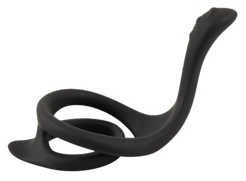 Erecto Cock & Ball Ring ze stymulatorem krocza