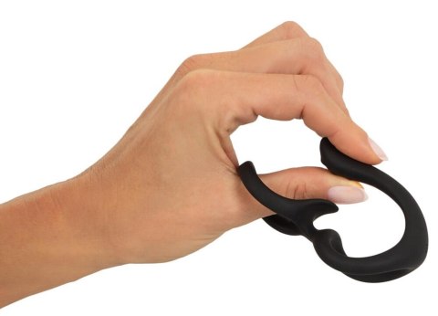 Erecto Cock & Ball Ring ze stymulatorem krocza