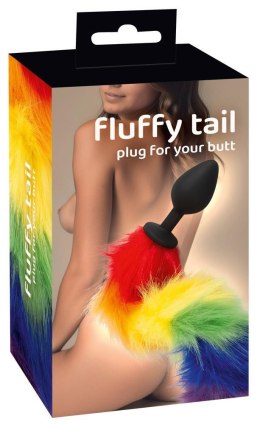 Tęczowy Puszysty Ogon – Korek Analny You2Toys