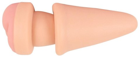 Wielofunkcyjny Plug Analny z Materiału Nature Skin