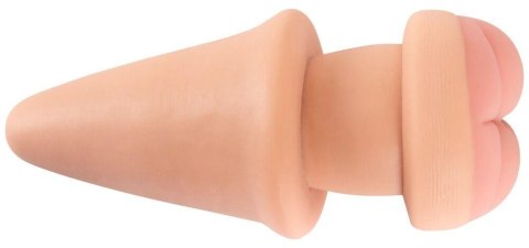 Wielofunkcyjny Plug Analny z Materiału Nature Skin