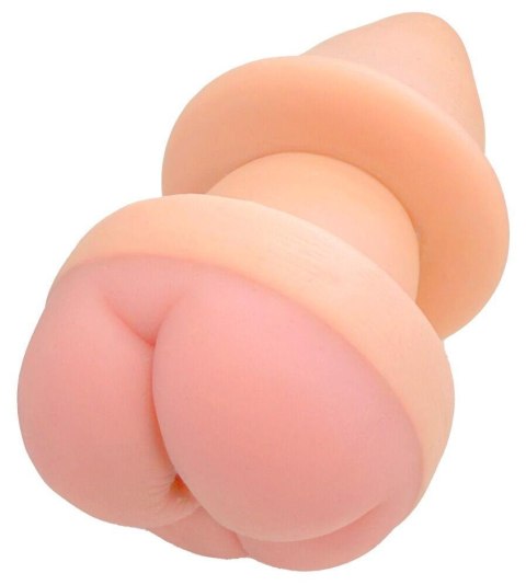 Wielofunkcyjny Plug Analny z Materiału Nature Skin