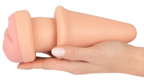 Wielofunkcyjny Plug Analny z Materiału Nature Skin