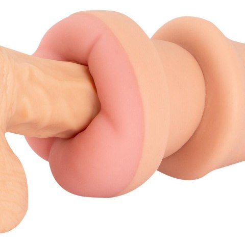 Wielofunkcyjny Plug Analny z Materiału Nature Skin