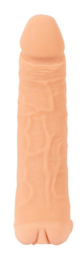 Nature Skin Extender 2w1 – Duża Przedłużka i Masturbator, 23,8 cm