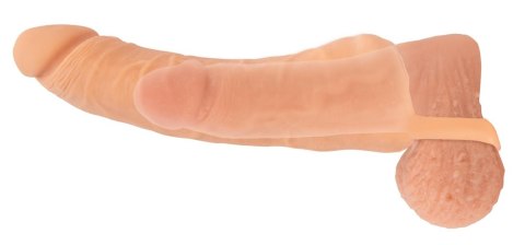Nature Skin Extender 2w1 – Duża Przedłużka i Masturbator, 23,8 cm
