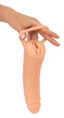 Nature Skin Extender 2w1 – Duża Przedłużka i Masturbator, 23,8 cm
