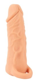 Nature Skin 2w1: Realistyczna Nakładka i Masturbator 18,5 cm