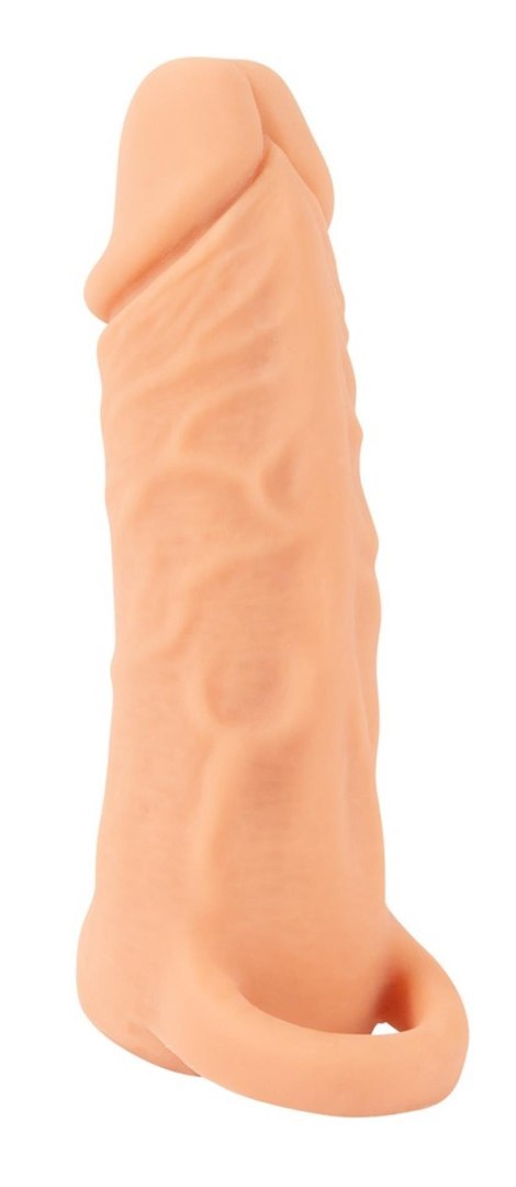 Nature Skin 2w1: Realistyczna Nakładka i Masturbator 18,5 cm