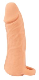 Nature Skin 2w1: Realistyczna Nakładka i Masturbator 18,5 cm