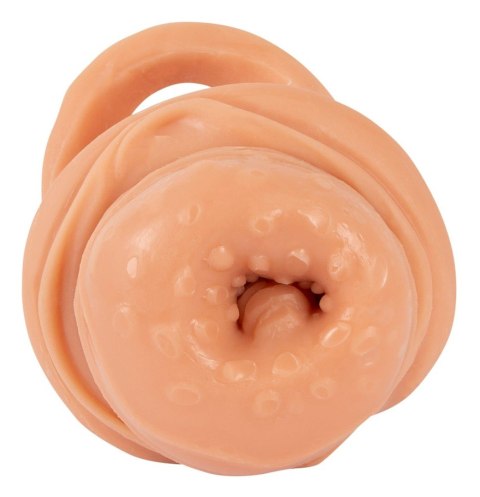 Nature Skin 2w1: Realistyczna Nakładka i Masturbator 18,5 cm