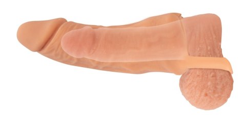 Nature Skin 2w1: Realistyczna Nakładka i Masturbator 18,5 cm