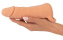 Nature Skin 2w1: Realistyczna Nakładka i Masturbator 18,5 cm