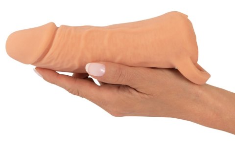 Nature Skin 2w1: Realistyczna Nakładka i Masturbator 18,5 cm