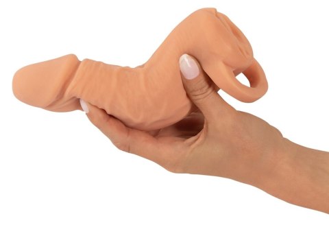 Nature Skin 2w1: Realistyczna Nakładka i Masturbator 18,5 cm