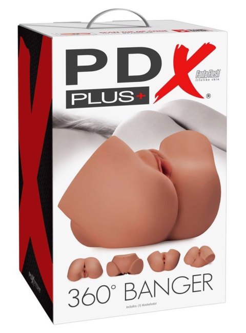 PDX Plus 360° Banger Tan – Realistyczny Masturbator Torsu