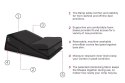 Ekskluzywny zestaw poduszek erotycznych Liberator Wedge/Ramp – kremowy
