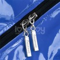 Eleganckie szorty strap-on w kolorze niebieskim (pas 36-39 cali)