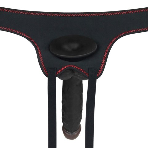 Zestaw Strap-On Easy z Realistycznym Dildo - Czarny
