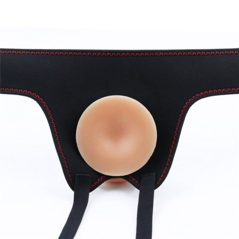 Elegancki wibrujący zestaw strapon 'Easy' 7.0''