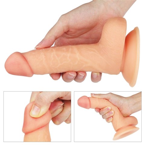 Elegancki wibrujący zestaw strapon 'Easy' 7.0''