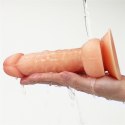 Elegancki wibrujący zestaw strapon 'Easy' 7.0''