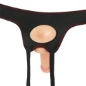 Elegancki wibrujący zestaw strapon 'Easy' 7.0''