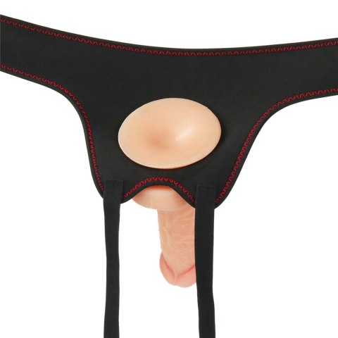 Elegancki wibrujący zestaw strapon 'Easy' 7.0''