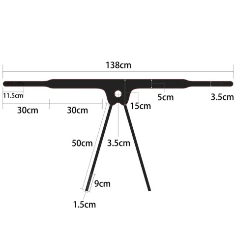 Wibrujący Zestaw Strap-on z Realistycznym Dildo 19 cm – Czarny