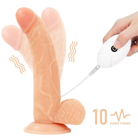 Wibrujący Zestaw Strap-on 'Easy' 8.5''