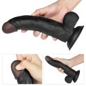 Wibrujący Zestaw Strap-On Komfortowy, Czarny