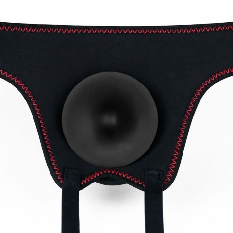 Wibrujący Zestaw Strap-On Komfortowy, Czarny