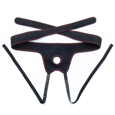 Wibrujący Zestaw Strap-On Komfortowy, Czarny