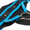 Luksusowy zestaw strap-on z realistycznym wibratorem 9.5'' L/XL/2XL
