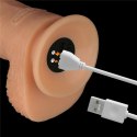 Wibrujący Zestaw Strap-On Premium z Dildo Realistycznym 24 cm (XS/S/M)