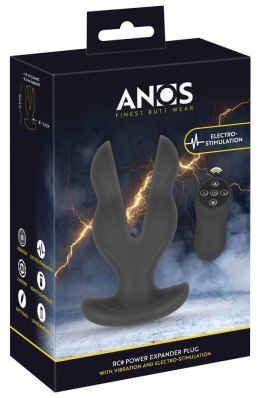 ANOS Power Expander Plug – Wibrujący Rozszerzacz Analny z E-stymulacją