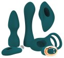 Zestaw dla Par: Mini Wibrator Couples Choice z 4 Funkcjonalnymi Końcówkami
