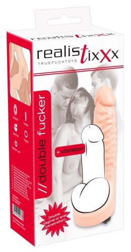 Realistixxx: Pierścień Erotyczny z Dildo Podwójnej Rozkoszy i Wibracjami