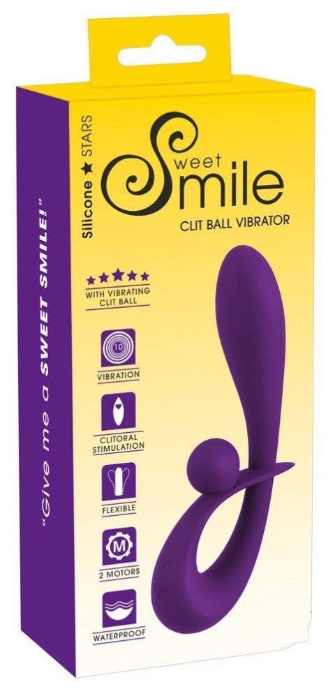 Sweet Smile: Wibrator Króliczek z kulkowym stymulatorem