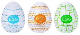 Tenga Egg Standard – Zestaw 3 Jajeczek Masturbacyjnych