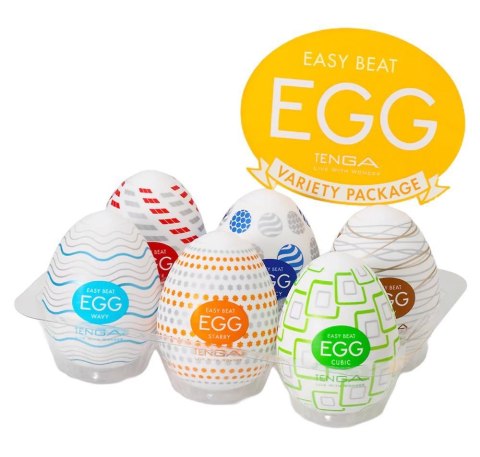 Zestaw 6 Masturbatorów Tenga Egg Variety Standard