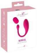 Wibrująca Kulka Miłości Beau coeur Koral z Pilotem