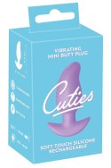 Cuties: Fioletowy Wibrujący Plug Analny